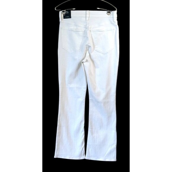 J. Crew Women's High Rise Flare Crop Jeans White Size 27 NWT - Picture 3 of 8